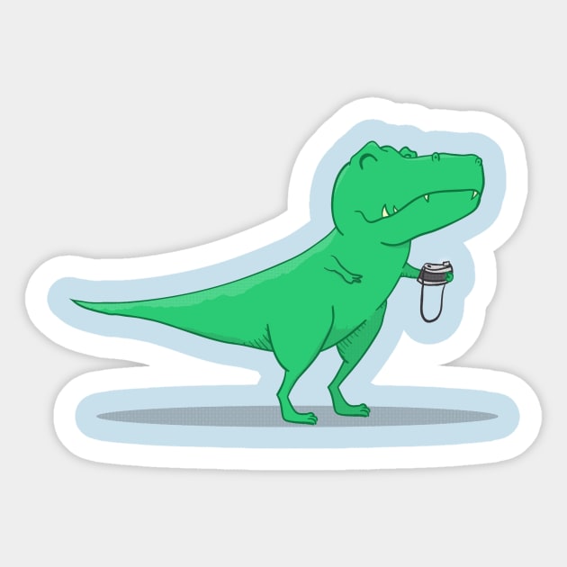 T-Rex #selfie Sticker by SergioDoe